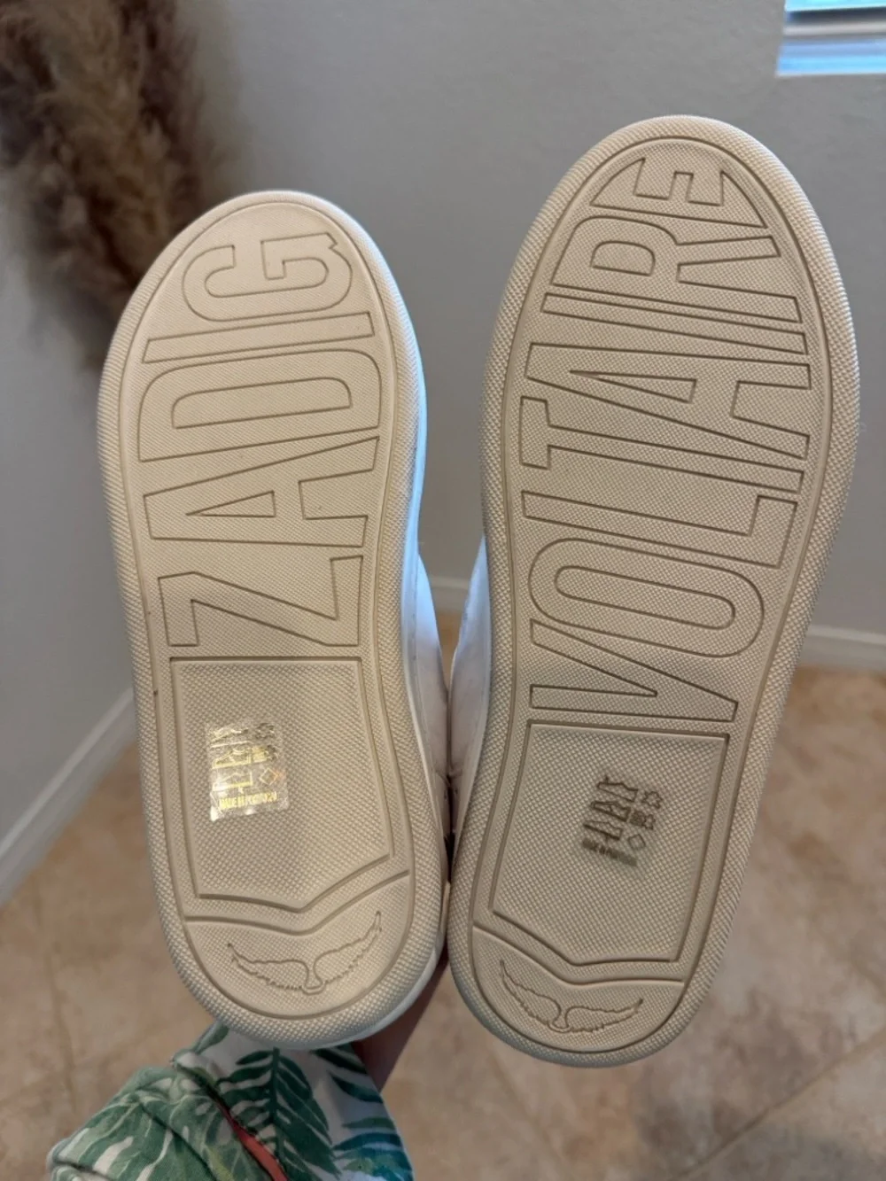 Zadig&Voltaire Low-Top Wings Sneakers - Picture 10 of 11